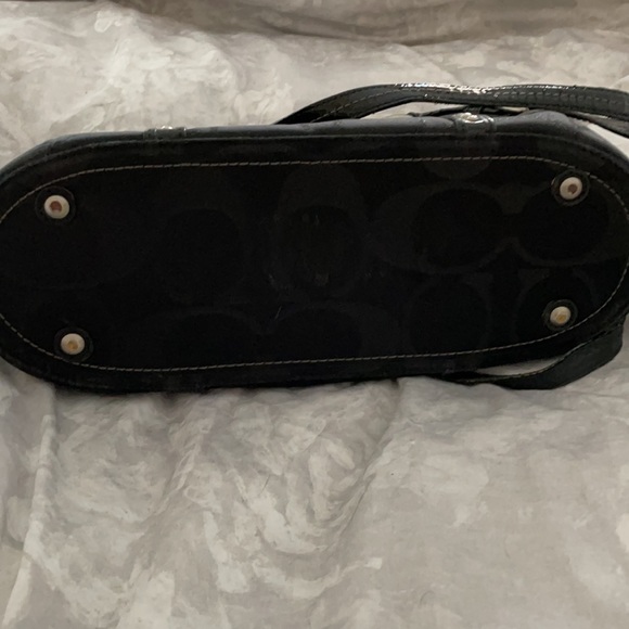 Vintage black Coach purse
